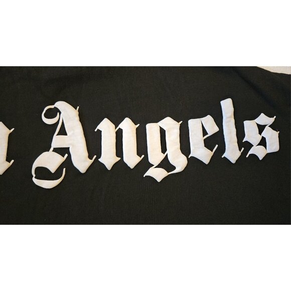 Palm Angels Shirt Mens Small Black Classic Logo Oversized Streetwear Tee - Picture 6 of 12